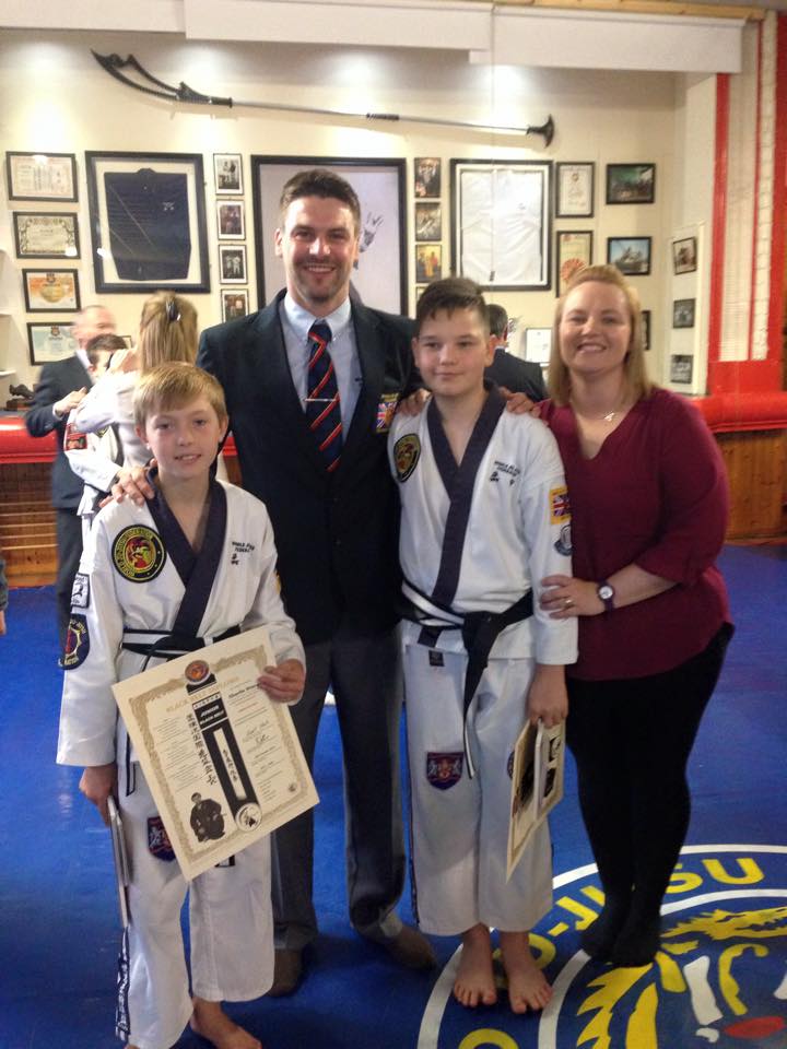 Our newest black belts. With honours no less!!