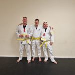 Congratulations to Stephen, Martin and Kevin on their outstanding performances during their yellow belt gradings. Congratulations guys. You absolutely smashed it!